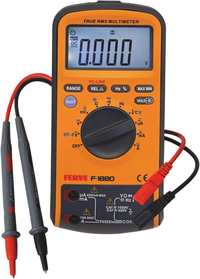 Digitale Multimeter met USB-verbinding 3 5/6 Cijfers