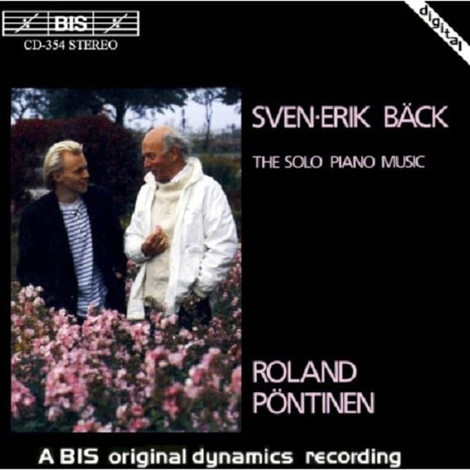 Roland Pöntinen - Bäck: The Solo Piano Music (CD)