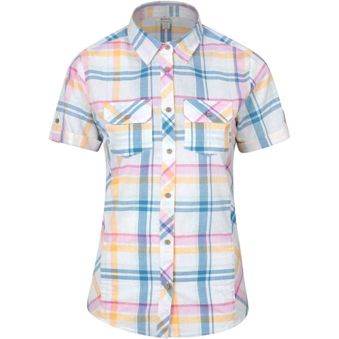Mountain Warehouse Dames/Dames Katoenen Vakantie Shirt (Wit)