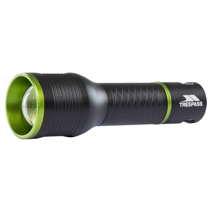 Trespass Aluminium zaklamp verlichten (Zwart)