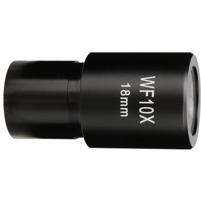 WF10X 18mm Biologische Microscoop Groothoek Oculair Optische Lenzen met Schaal