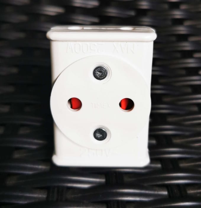 Elcan - Elektrische Splitser - Driedubbel - 3x2P - Zonder Aarding