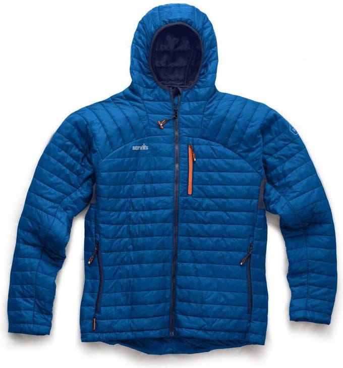 Scruffs Thermo Hooded Jacket-Blauw-M
