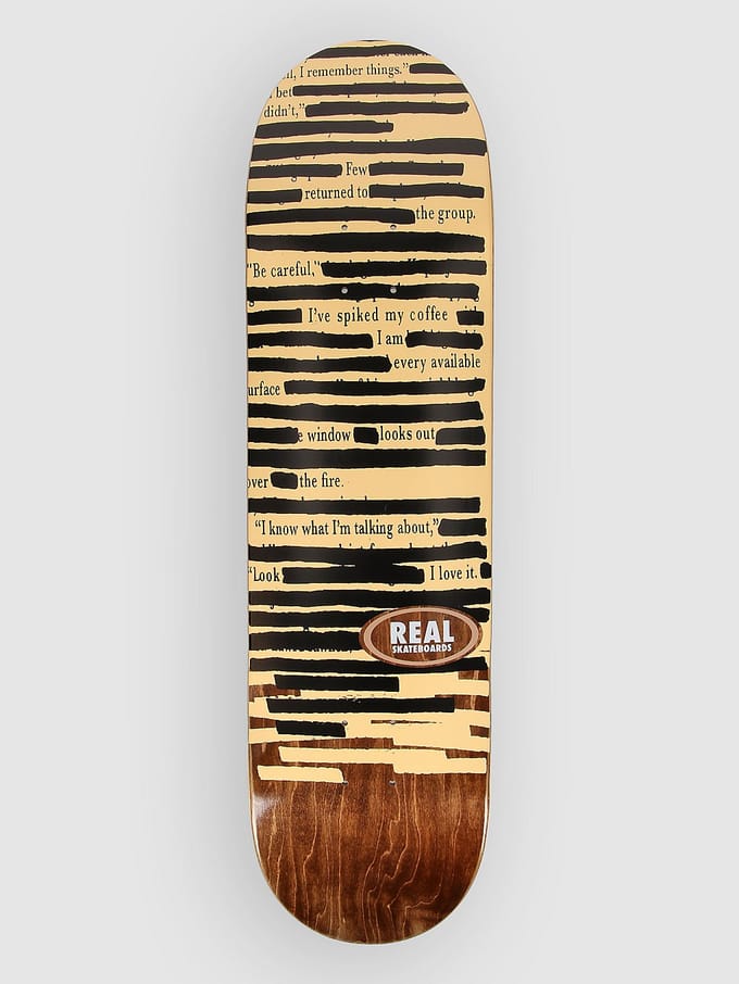 Real Team Non-Fiction - 8.38" Skateboard Deck rood