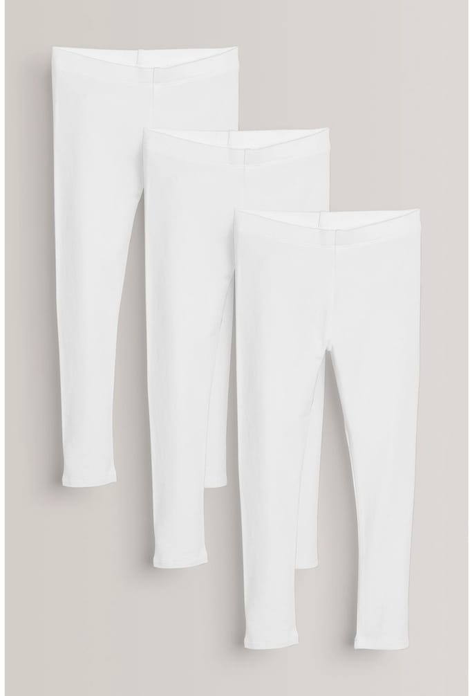 Next - Meisjes - Verpakking van 3 leggings - Wit