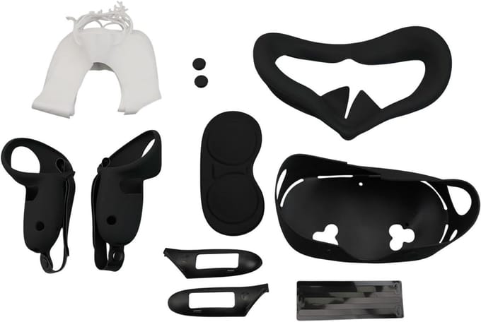 VR Beschermset - Accessoires Kit - Virtuele Games - 7-delige Set - 17 cm - Zwart