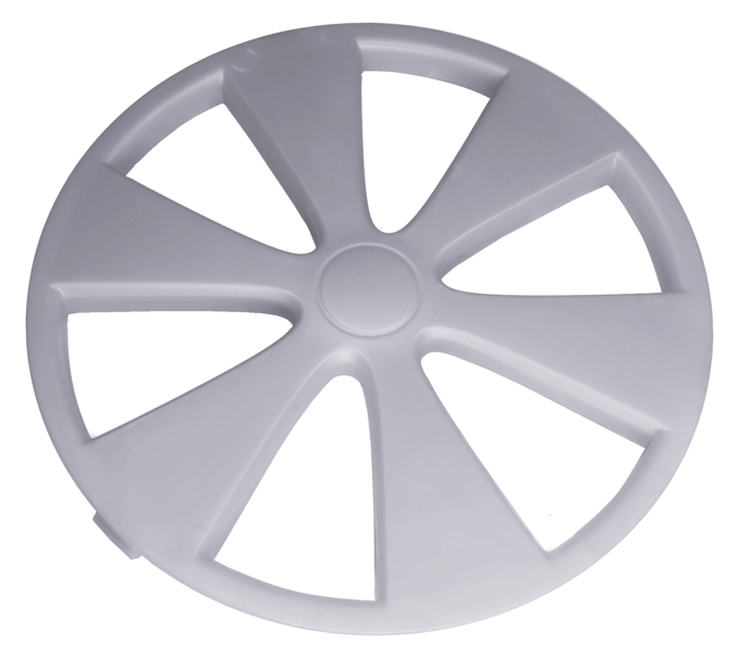 Front hub cap (silver)
