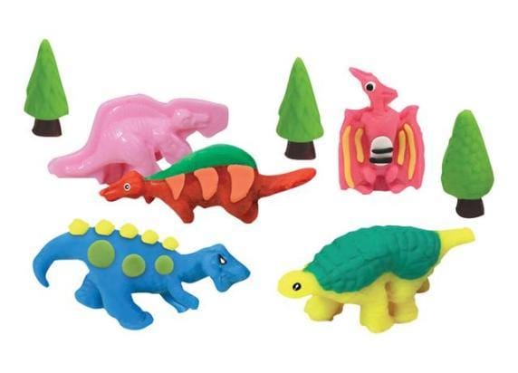 Kid'Sdough 's Dough Dino set met 6potjes 35gr Klei