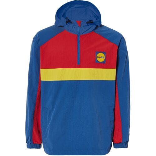 LIVERGY Lidl heren jack (Blauw/rood/geel, S (44-46))