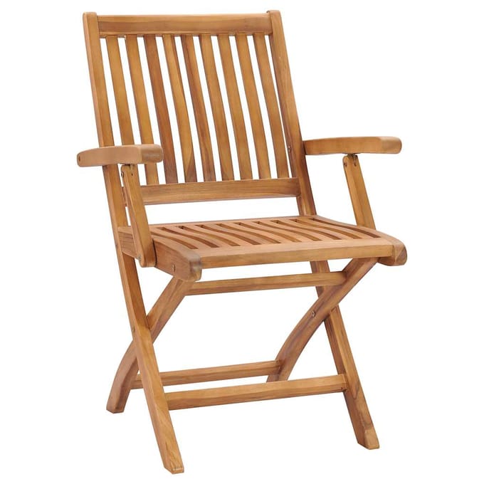 vidaXL - Inklapbare - stoelen - 2 - st - met - antracietkleurige - kussens