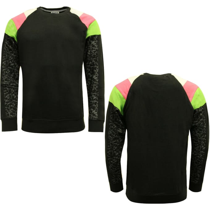 Reebok Dames RR Crew Neck Sweatshirt Trui Zwart S01460 A46A