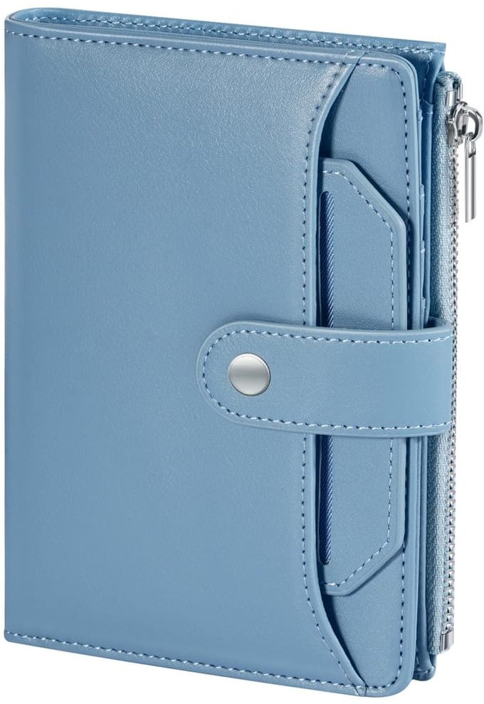 Dailygoods - RFID-blokkerende Paspoort- en Creditcardhouder in Blauw