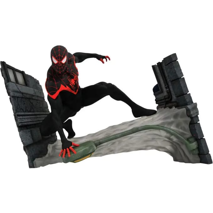 Beeldje Diamond Select Toys Marvel Comic Gallery Spiderman Miles Morales