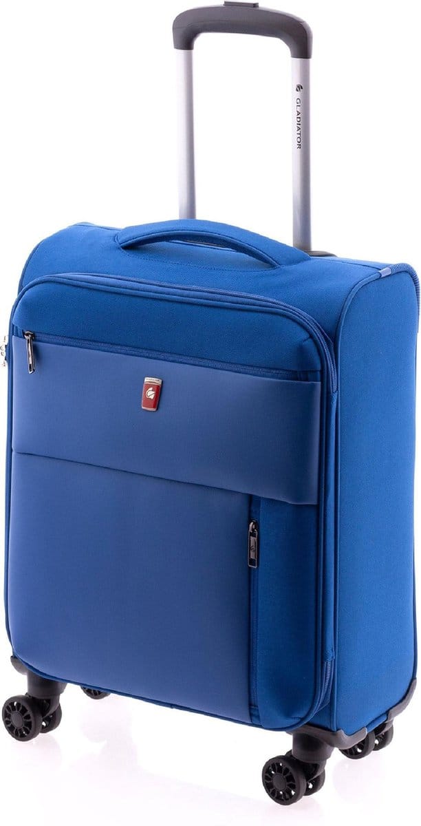 Gladiator Arctic Handbagage Koffer - 55 cm - TSA slot - Blauw