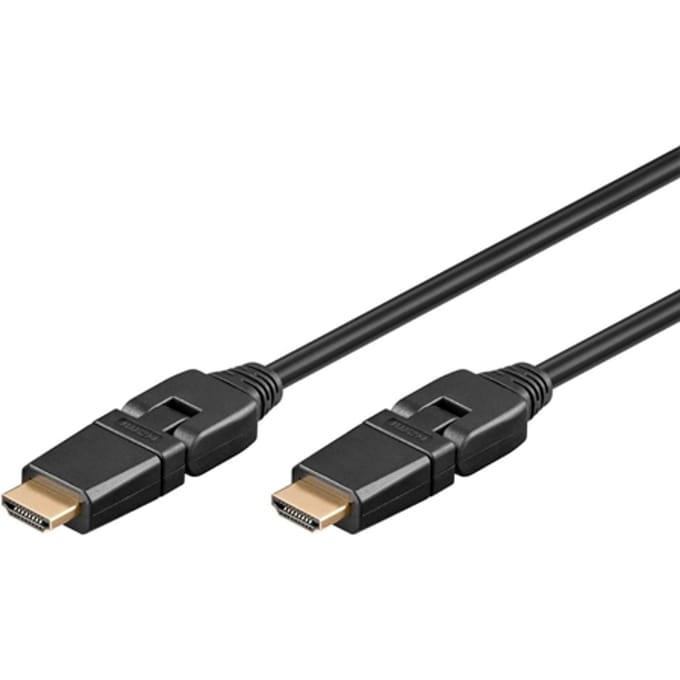 Goobay Flexibele HDMI Hoge Snelheidskabel met Ethernet - 1 meter