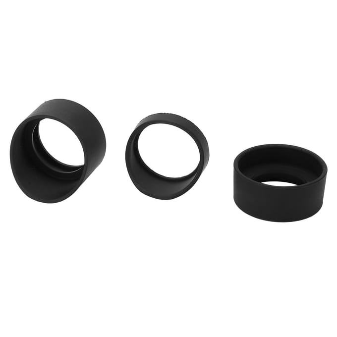 3 stuks Microscoop Oogschelpen Zachte Rubber Oculairkappen voor AmScope SW SM ZM Microscoop