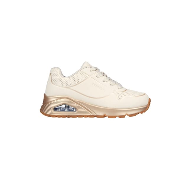 Skechers Uno Gen1-Cool Heels Meisjes Sneakers - Beige
