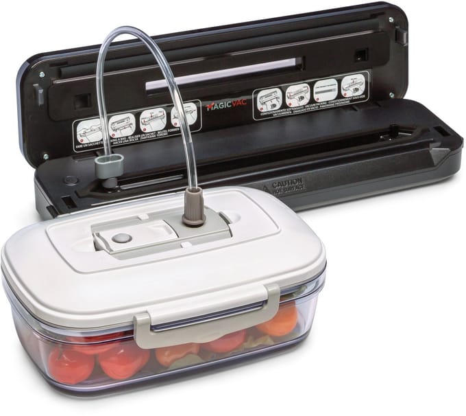 Magic Vac Compact vacuum sealer 750 mbar Zwart