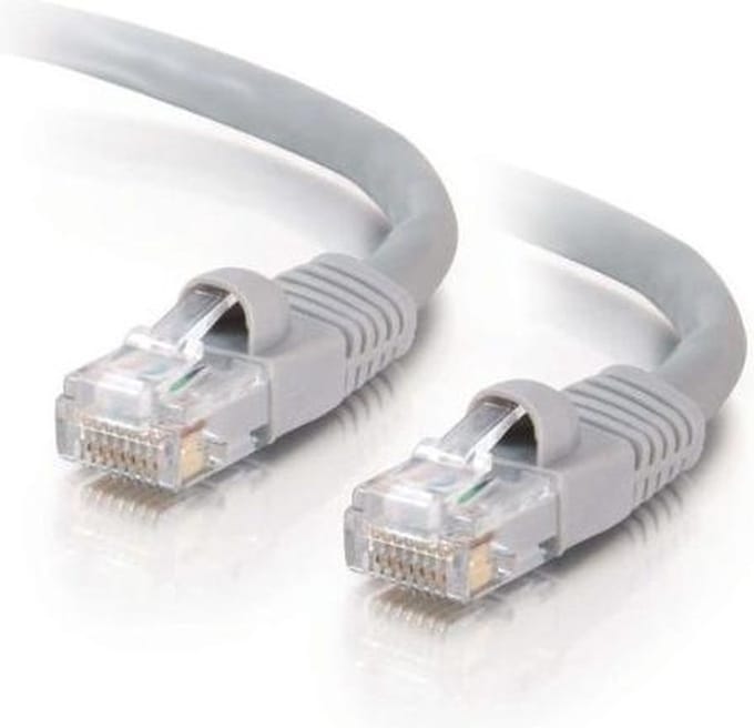 LogiLink CP1062U RJ45 Netwerkkabel, patchkabel CAT 5e U/UTP 3.00 m Grijs 1 stuk(s)