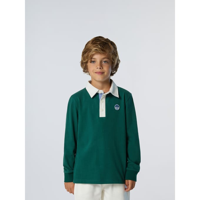 North Sails Polo Shirt Lange mouwen met logopatch