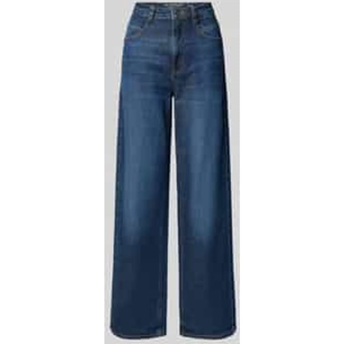 Tom Tailor - TTMADINA WIDE-jeans - Maat 29/32 - Used Mid Stone Blue Denim