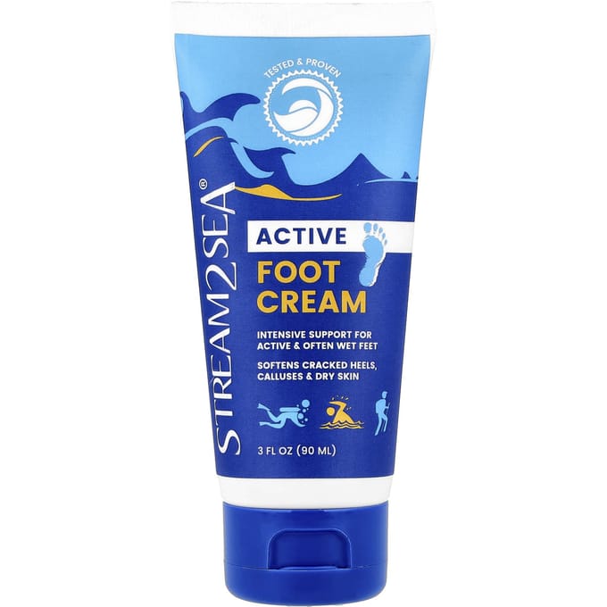 Stream2Sea Active Foot Cream, 90ml (3fl oz) gray