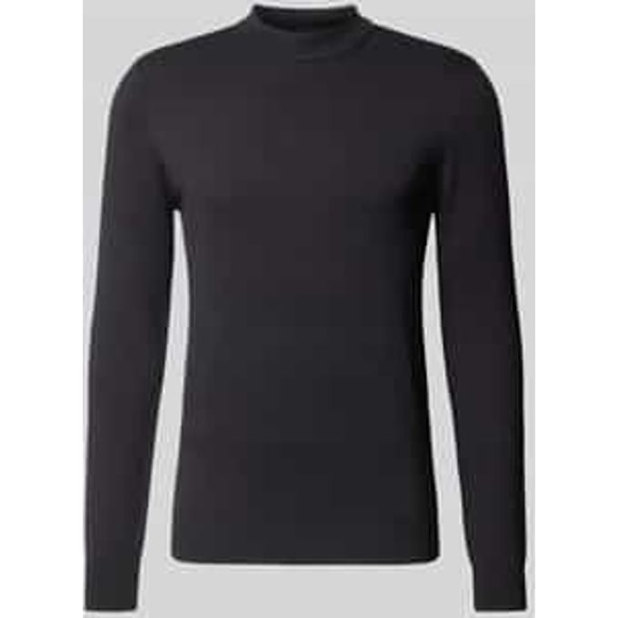 Gebreide pullover met ribboorden
