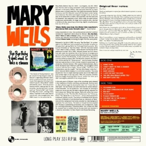 Bye Bye Baby - Mary Wells