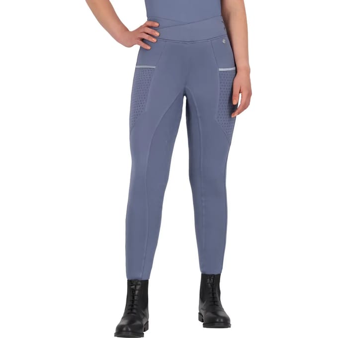 Middengrip paardrijleggings QHP Aubree
