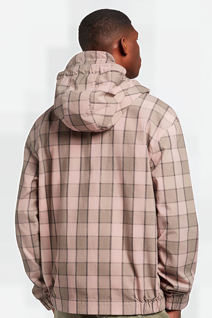 Lyle & Scott Overhead Jacket Mauve Dusk Taglia: S | Giacche leggere Outlet | Uomo | Viola