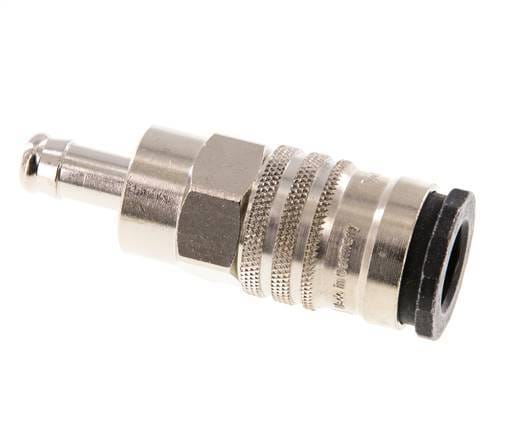 Staal/Messing DN 10 Luchtkoppeling Snelkoppeling 10 mm Slangpilaar