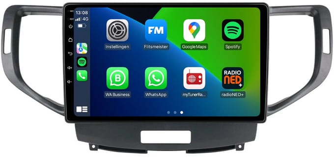 Carplay autoradio voor Honda Accord | 2009 t/m 2013 | Android 13 | Draadloos Apple Carplay & Android Auto | 2GB + 32GB | Davilon | 2009 2010 2011 2012 2013 | Bluetooth & Wifi