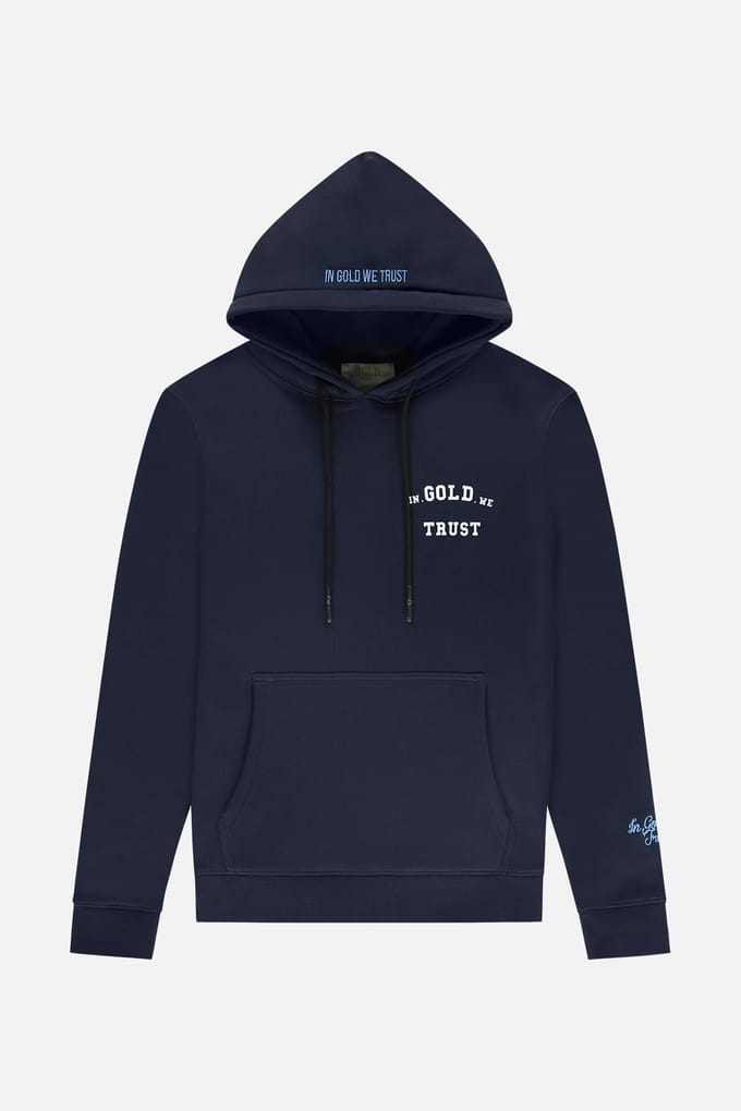 In Gold We Trust The Notorious Navy Size: XL | Hoodies Outlet | Unisex | Blauw