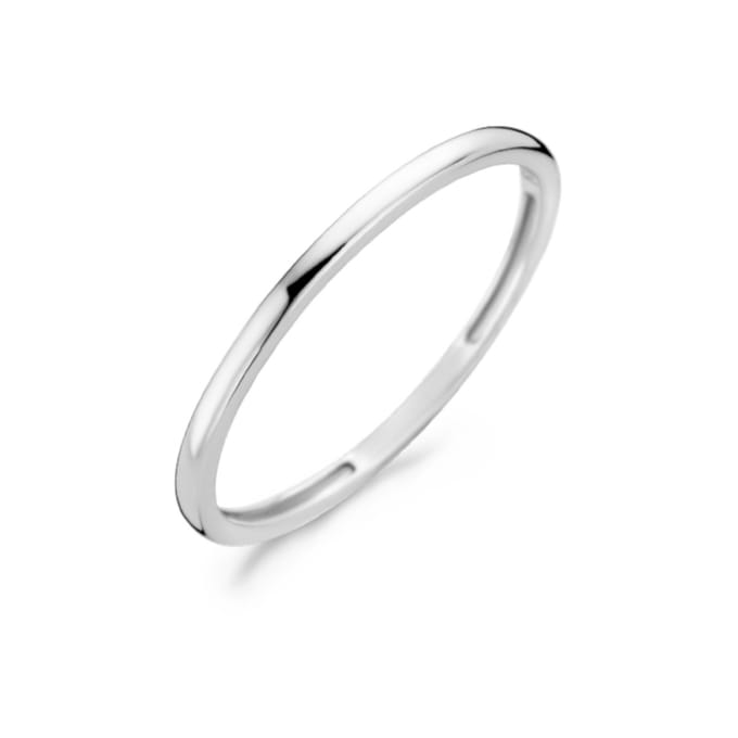 Blush Ring 1197WGO/52 14k Witgoud Glad 1,4mm Maat 52
