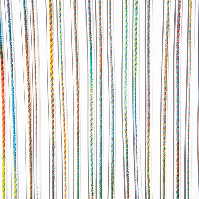 2LIF Malta Meerkleurig Vliegengordijn deur - 93 x 230 cm