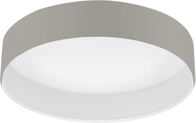 EGLO Pasteri - Plafondlamp - LED - Ø32 cm - Wit - Taupe