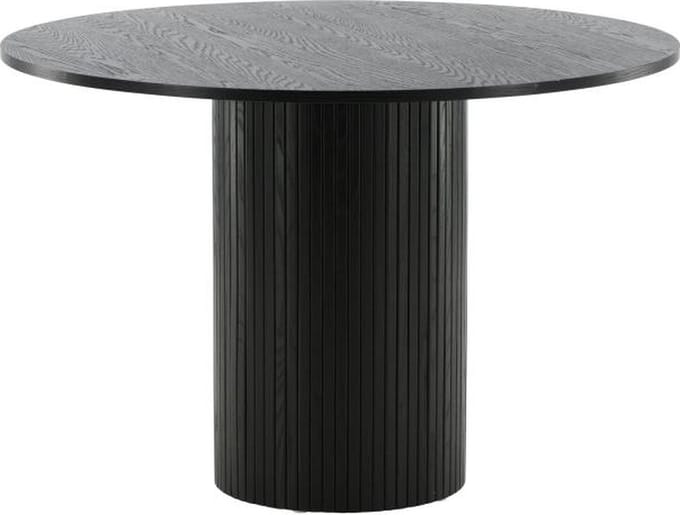 Svea - Luma ronde eettafel - ø110 cm - zwart