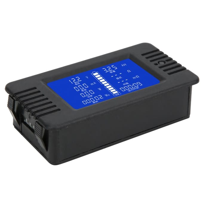 PZEM015 Multifunctionele Batterijmeter LCD Digitaal Display Batterij Test Detector met 300A blue