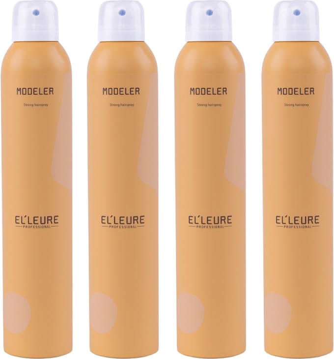 4x Elleure Modeler Sterke Haarlak 300ml