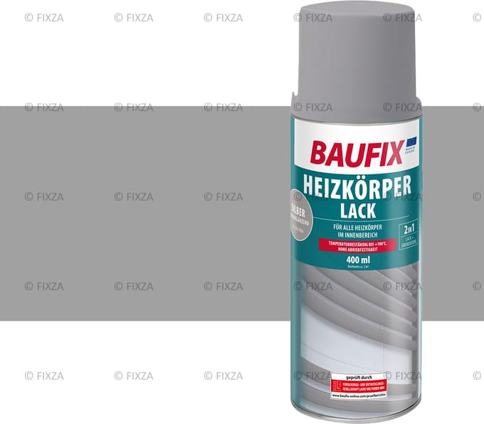 BAUFIX Radiatorlak Spuitlak zilvergrijs 400 ml