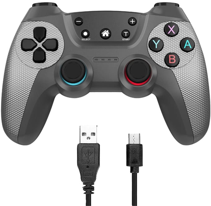 NAXSIR Gamepad voor Switch,Game Controller,Bluetooth,Draadloos,Turbo-functie,Met één toets wake-up,trillingen