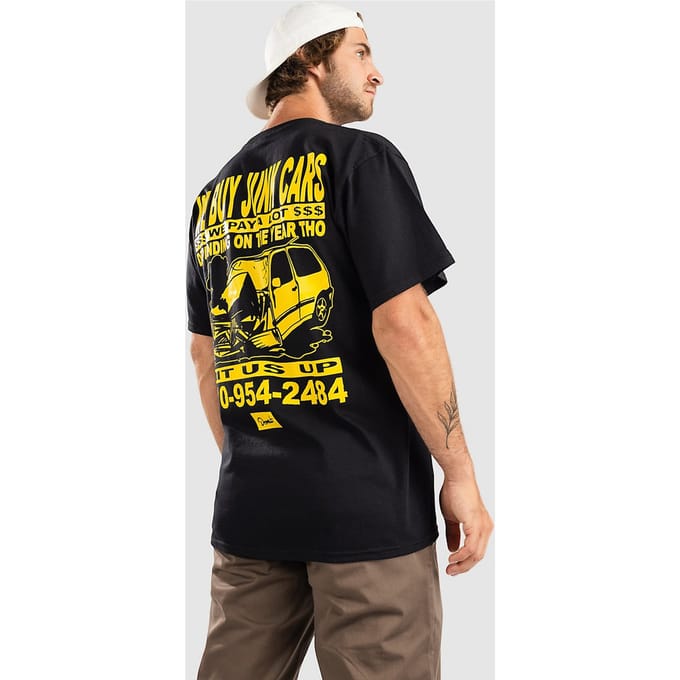 Donut Junk Cars T-Shirt zwart