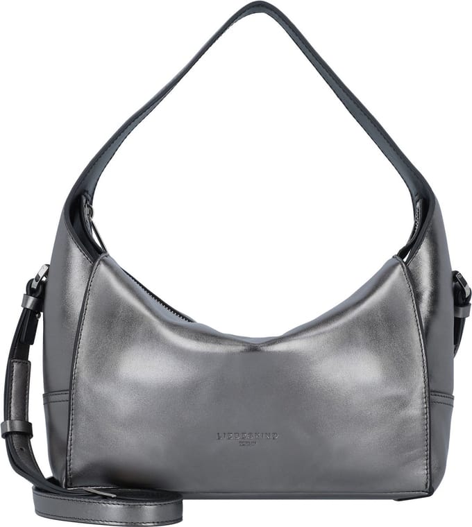 LIEBESKIND BERLIN Handtas Schoudertas Lou 2 Silver Stone Hobo Bag Silver Stone Donkergrijs