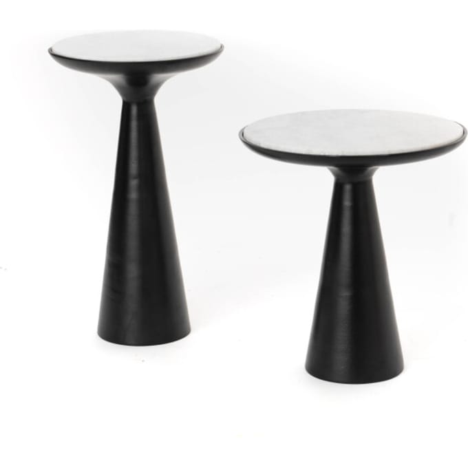 Starfurn - Bijzettafel Essy - Zwart - 38x38x63 cm