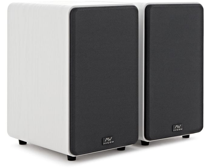 AVCOM Active Bookshelf Speaker Pair, White