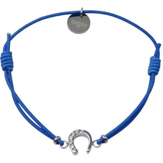 Equestrian Jewelry Armband Lola Blauw Zilver
