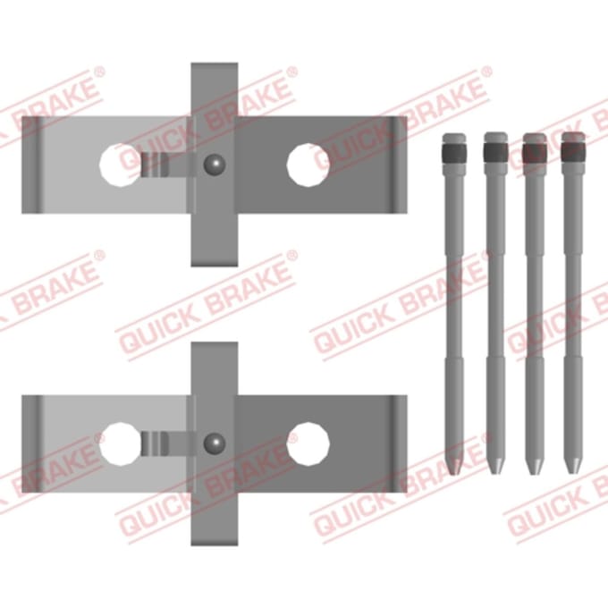 Toebehorenset, schijfremblok QUICK BRAKE 109-0136
