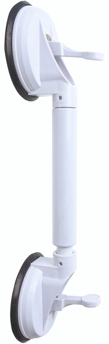 Sundo Wandbeugel met zuignap Verstelbaar 56–67 cm - Wit/Zwart