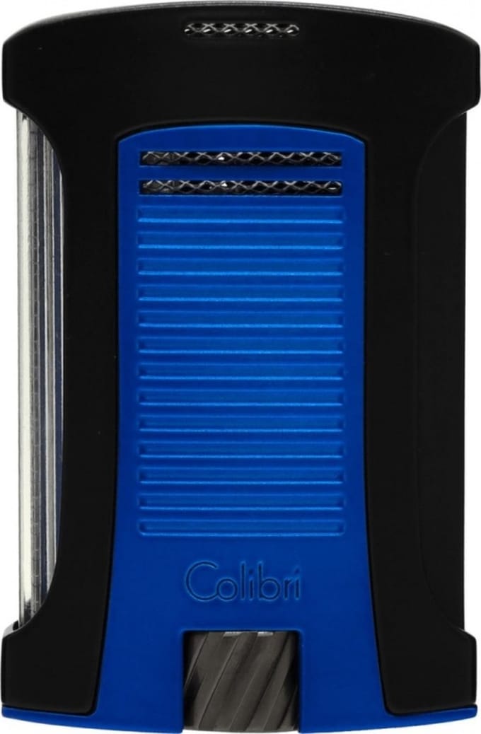Aansteker Colibri Daytona blauw - zwart