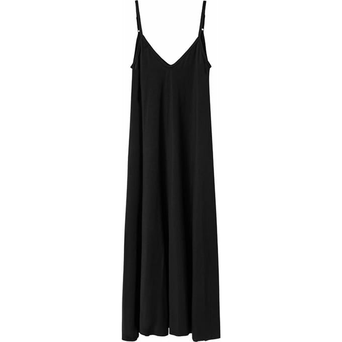 Chloe Long Dress ZWART